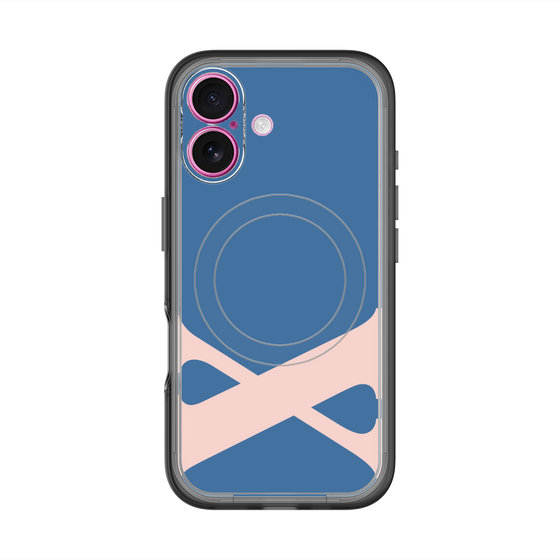 スリムプロテクションプレミアムケース with MagSafe［ オリジナル - initial color - X navy ］