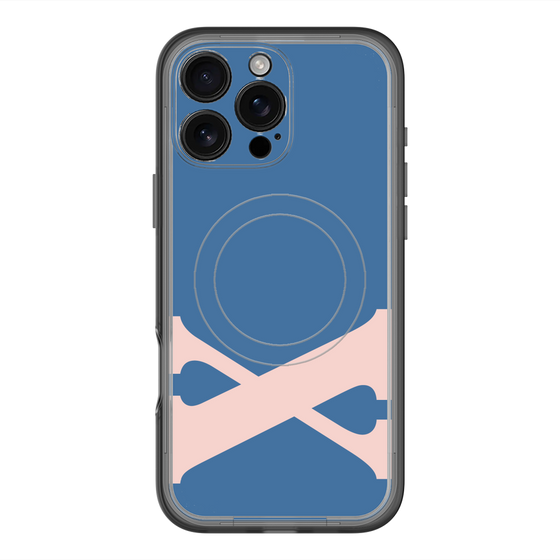 スリムプロテクションプレミアムケース with MagSafe［ オリジナル - initial color - X navy ］