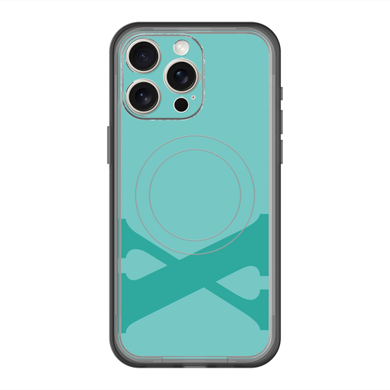 スリムプロテクションプレミアムケース with MagSafe［ オリジナル - initial color - X light green ］