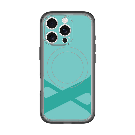 スリムプロテクションプレミアムケース with MagSafe［ オリジナル - initial color - X light green ］