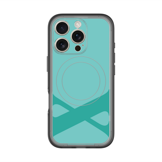 スリムプロテクションプレミアムケース with MagSafe［ オリジナル - initial color - X light green ］