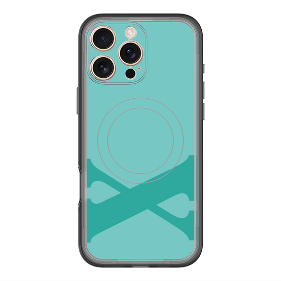 スリムプロテクションプレミアムケース with MagSafe［ オリジナル - initial color - X light green ］