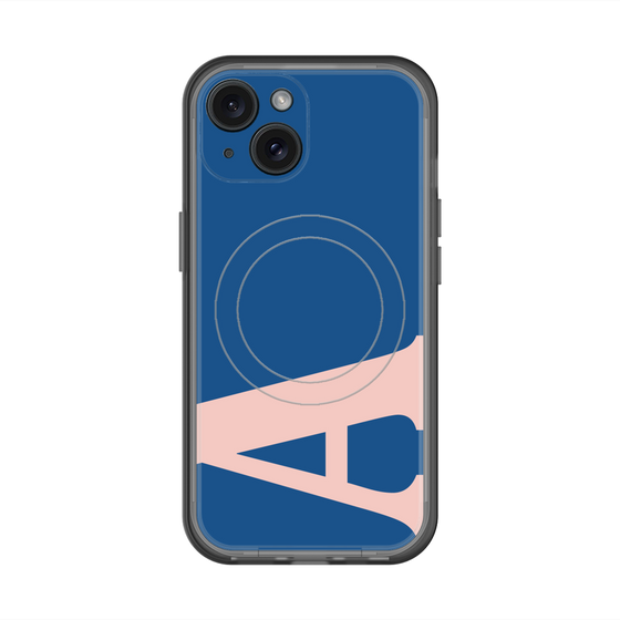 スリムプロテクションプレミアムケース with MagSafe［ オリジナル - initial color - A navy ］