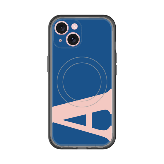 スリムプロテクションプレミアムケース with MagSafe［ オリジナル - initial color - A navy ］