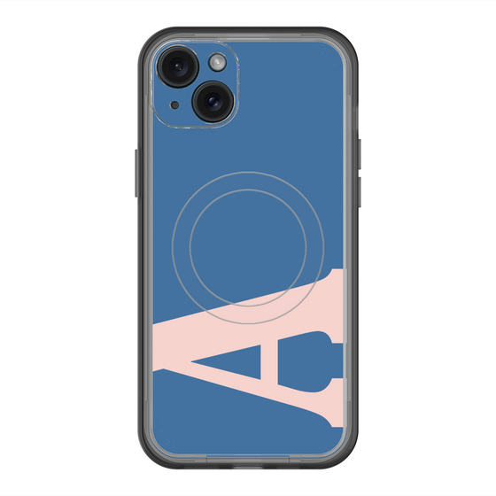 スリムプロテクションプレミアムケース with MagSafe［ オリジナル - initial color - A navy ］