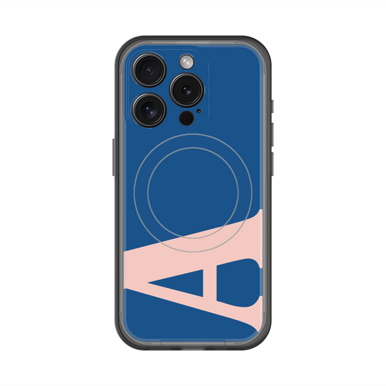 スリムプロテクションプレミアムケース with MagSafe［ オリジナル - initial color - A navy ］