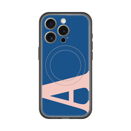 スリムプロテクションプレミアムケース with MagSafe［ オリジナル - initial color - A navy ］