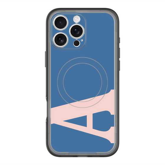 スリムプロテクションプレミアムケース with MagSafe［ オリジナル - initial color - A navy ］