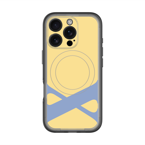 スリムプロテクションプレミアムケース with MagSafe［ オリジナル - initial color - X yellow ］