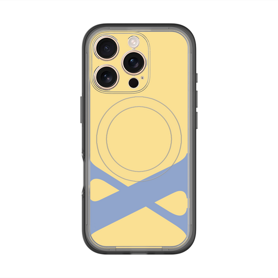 スリムプロテクションプレミアムケース with MagSafe［ オリジナル - initial color - X yellow ］
