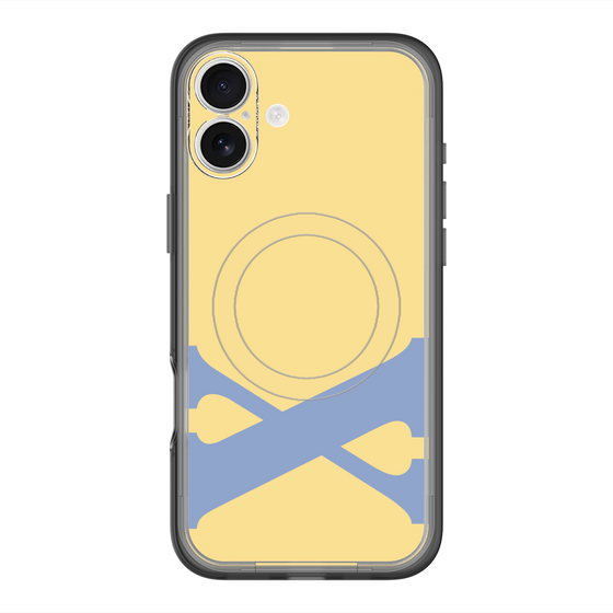 スリムプロテクションプレミアムケース with MagSafe［ オリジナル - initial color - X yellow ］