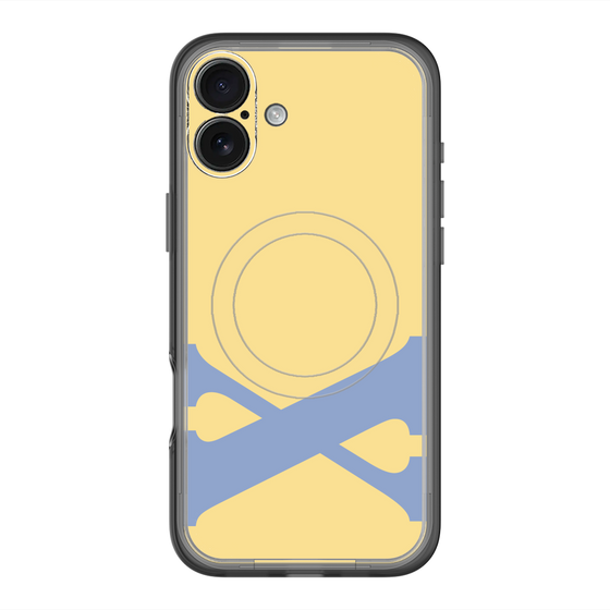 スリムプロテクションプレミアムケース with MagSafe［ オリジナル - initial color - X yellow ］