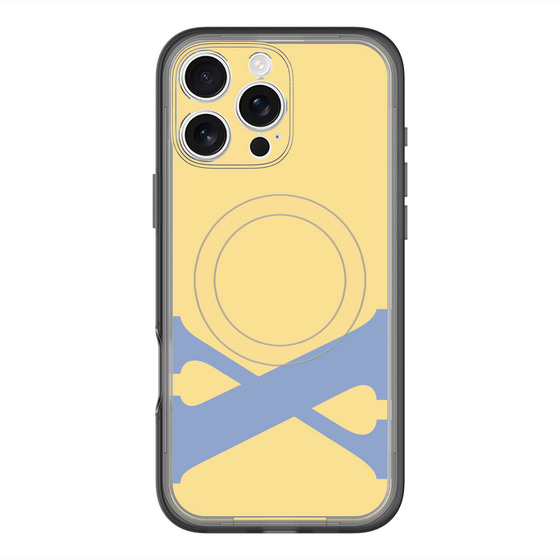 スリムプロテクションプレミアムケース with MagSafe［ オリジナル - initial color - X yellow ］