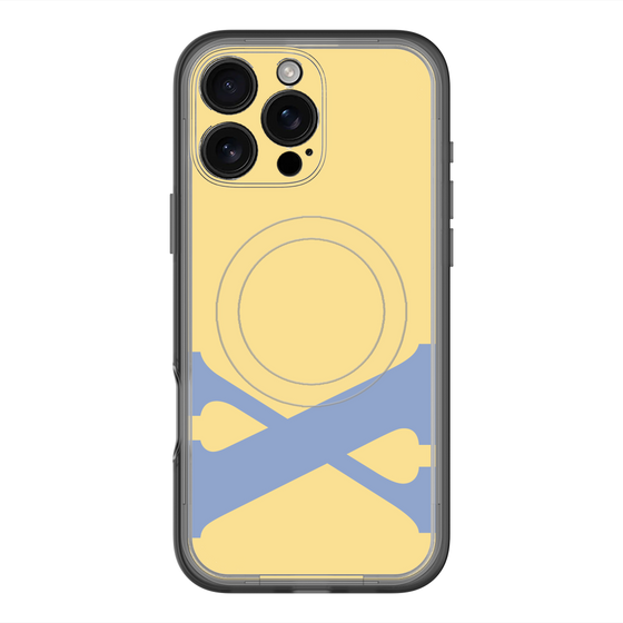 スリムプロテクションプレミアムケース with MagSafe［ オリジナル - initial color - X yellow ］
