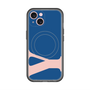 スリムプロテクションプレミアムケース with MagSafe［ オリジナル - initial color - Y navy ］
