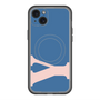 スリムプロテクションプレミアムケース with MagSafe［ オリジナル - initial color - Y navy ］