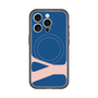 スリムプロテクションプレミアムケース with MagSafe［ オリジナル - initial color - Y navy ］