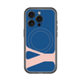 スリムプロテクションプレミアムケース with MagSafe［ オリジナル - initial color - Y navy ］