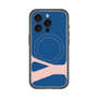 スリムプロテクションプレミアムケース with MagSafe［ オリジナル - initial color - Y navy ］