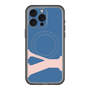 スリムプロテクションプレミアムケース with MagSafe［ オリジナル - initial color - Y navy ］
