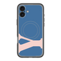 スリムプロテクションプレミアムケース with MagSafe［ オリジナル - initial color - Y navy ］
