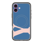 スリムプロテクションプレミアムケース with MagSafe［ オリジナル - initial color - Y navy ］