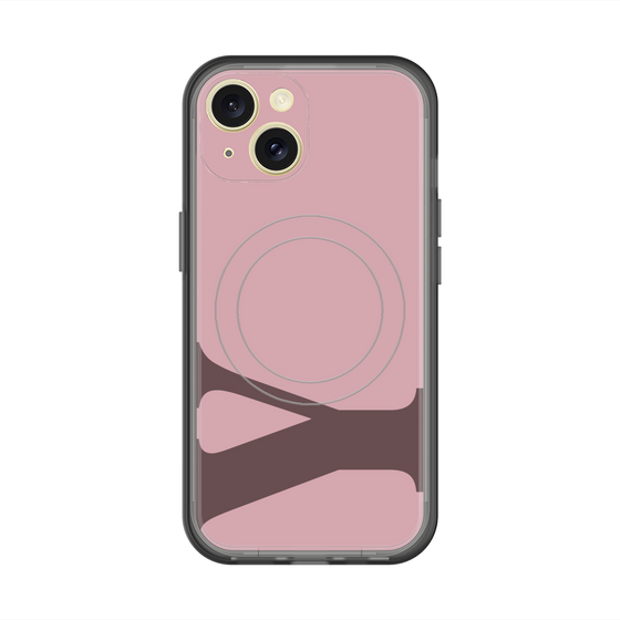 スリムプロテクションプレミアムケース with MagSafe［ オリジナル - initial color - Y dusty pink ］