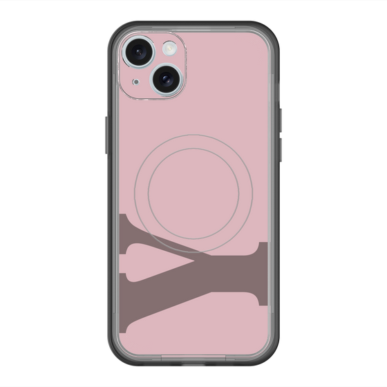 スリムプロテクションプレミアムケース with MagSafe［ オリジナル - initial color - Y dusty pink ］