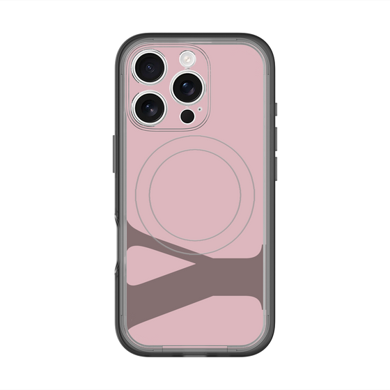 スリムプロテクションプレミアムケース with MagSafe［ オリジナル - initial color - Y dusty pink ］