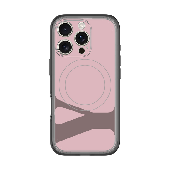スリムプロテクションプレミアムケース with MagSafe［ オリジナル - initial color - Y dusty pink ］