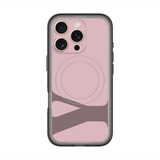 スリムプロテクションプレミアムケース with MagSafe［ オリジナル - initial color - Y dusty pink ］