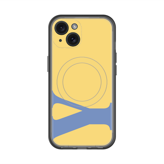 スリムプロテクションプレミアムケース with MagSafe［ オリジナル - initial color - Y yellow ］