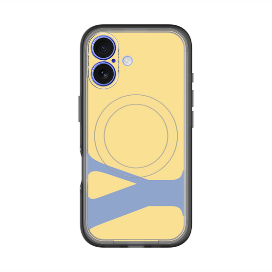 スリムプロテクションプレミアムケース with MagSafe［ オリジナル - initial color - Y yellow ］