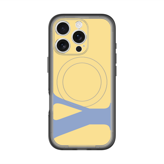 スリムプロテクションプレミアムケース with MagSafe［ オリジナル - initial color - Y yellow ］