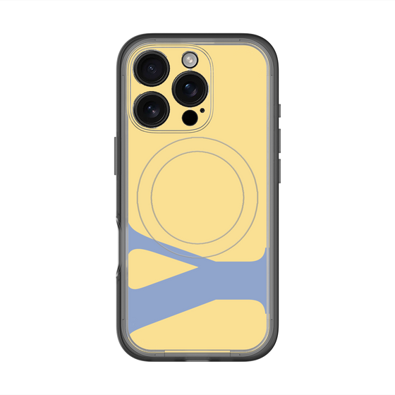 スリムプロテクションプレミアムケース with MagSafe［ オリジナル - initial color - Y yellow ］
