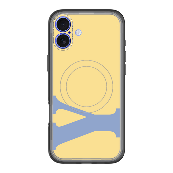 スリムプロテクションプレミアムケース with MagSafe［ オリジナル - initial color - Y yellow ］