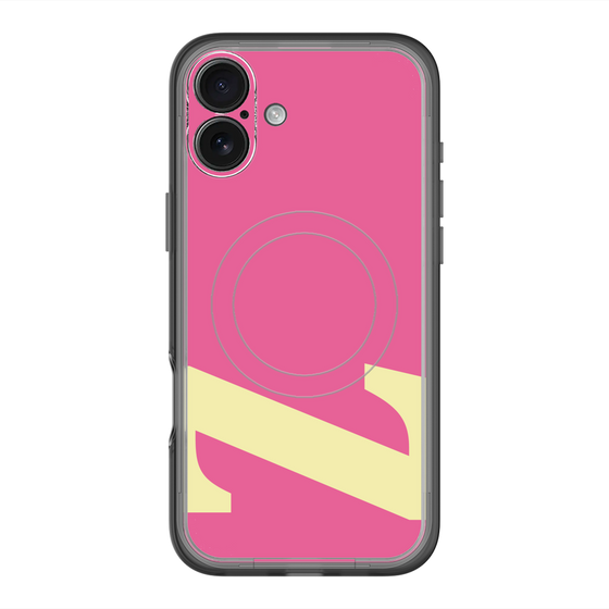 スリムプロテクションプレミアムケース with MagSafe［ オリジナル - initial color - Z pink ］