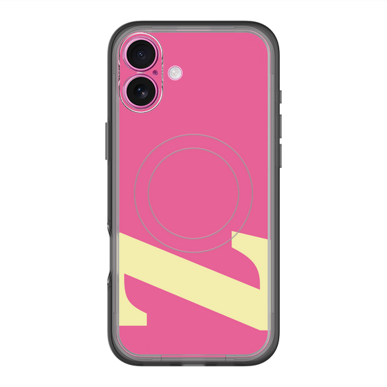 スリムプロテクションプレミアムケース with MagSafe［ オリジナル - initial color - Z pink ］