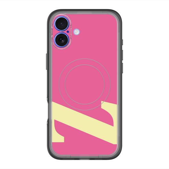 スリムプロテクションプレミアムケース with MagSafe［ オリジナル - initial color - Z pink ］