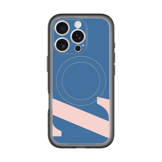 スリムプロテクションプレミアムケース with MagSafe［ オリジナル - initial color - Z navy ］