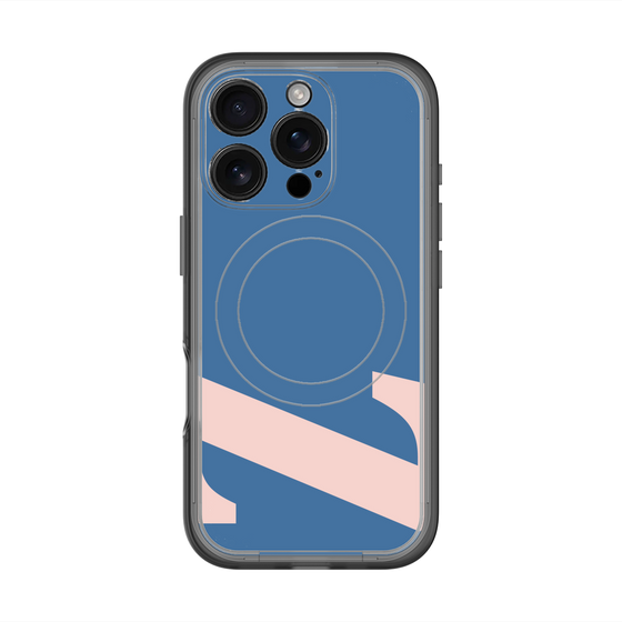 スリムプロテクションプレミアムケース with MagSafe［ オリジナル - initial color - Z navy ］
