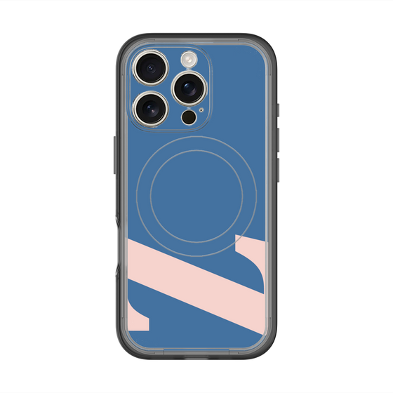 スリムプロテクションプレミアムケース with MagSafe［ オリジナル - initial color - Z navy ］