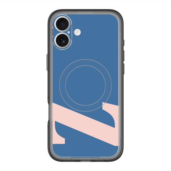 スリムプロテクションプレミアムケース with MagSafe［ オリジナル - initial color - Z navy ］