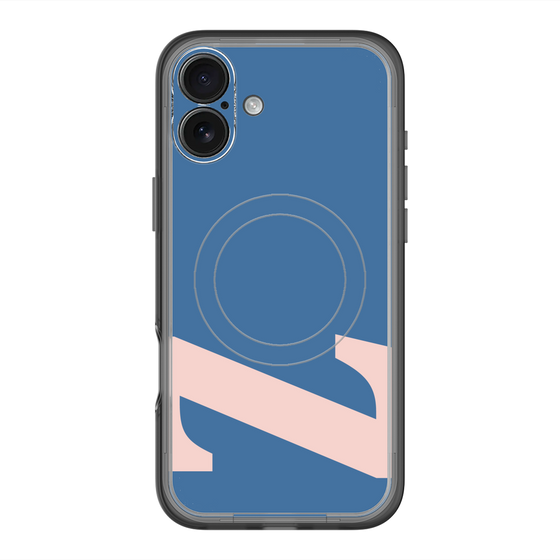 スリムプロテクションプレミアムケース with MagSafe［ オリジナル - initial color - Z navy ］