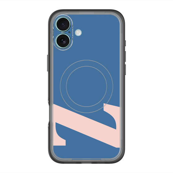 スリムプロテクションプレミアムケース with MagSafe［ オリジナル - initial color - Z navy ］