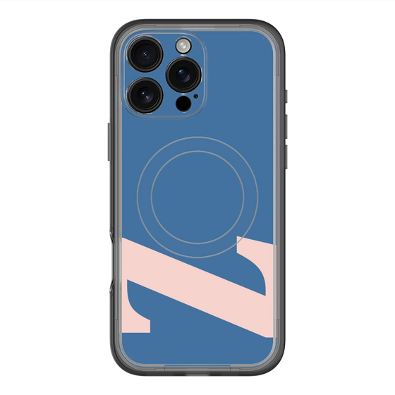 スリムプロテクションプレミアムケース with MagSafe［ オリジナル - initial color - Z navy ］