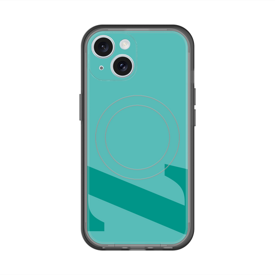 スリムプロテクションプレミアムケース with MagSafe［ オリジナル - initial color - Z light green ］