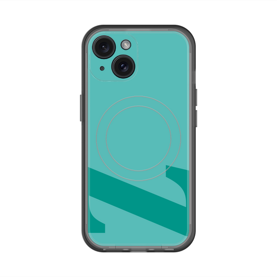 スリムプロテクションプレミアムケース with MagSafe［ オリジナル - initial color - Z light green ］