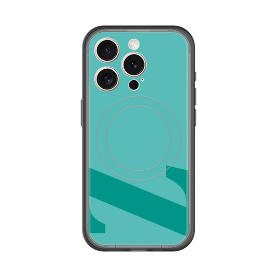 スリムプロテクションプレミアムケース with MagSafe［ オリジナル - initial color - Z light green ］