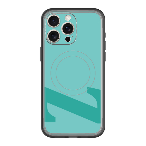 スリムプロテクションプレミアムケース with MagSafe［ オリジナル - initial color - Z light green ］